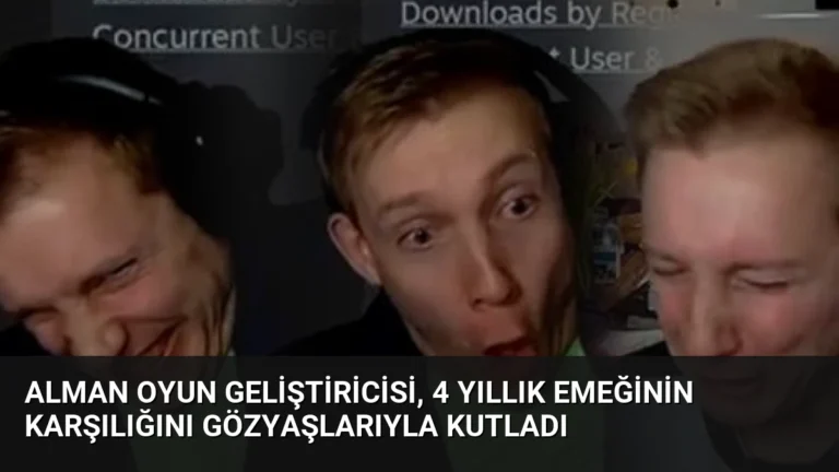 Alman Oyun Geliştiricisi, 4 Yıllık Emeğinin Karşılığını Gözyaşlarıyla Kutladı