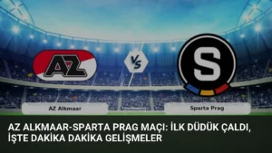 AZ Alkmaar-Sparta Prag Maçı: İlk Düdük Çaldı, İşte Dakika Dakika Gelişmeler