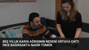 Beş Yıllık Karın Ağrısının Nedeni Ortaya Çıktı İnce Bağırsakta Nadir Tümör