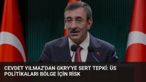 Cevdet Yılmaz'dan GKRY'ye Sert Tepki: Üs Politikaları Bölge İçin Risk