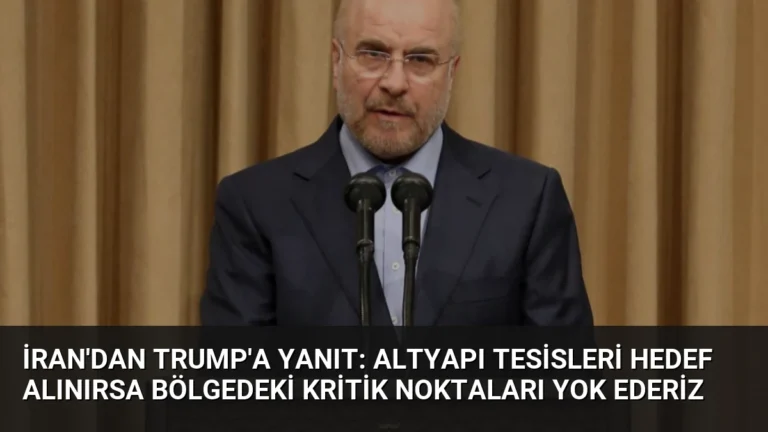 İran’dan Trump’a Yanıt: Altyapı Tesisleri Hedef Alınırsa Bölgedeki Kritik Noktaları Yok Ederiz