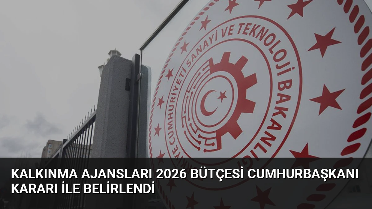 Kalkınma Ajansları 2026 Bütçesi Cumhurbaşkanı Kararı ile Belirlendi