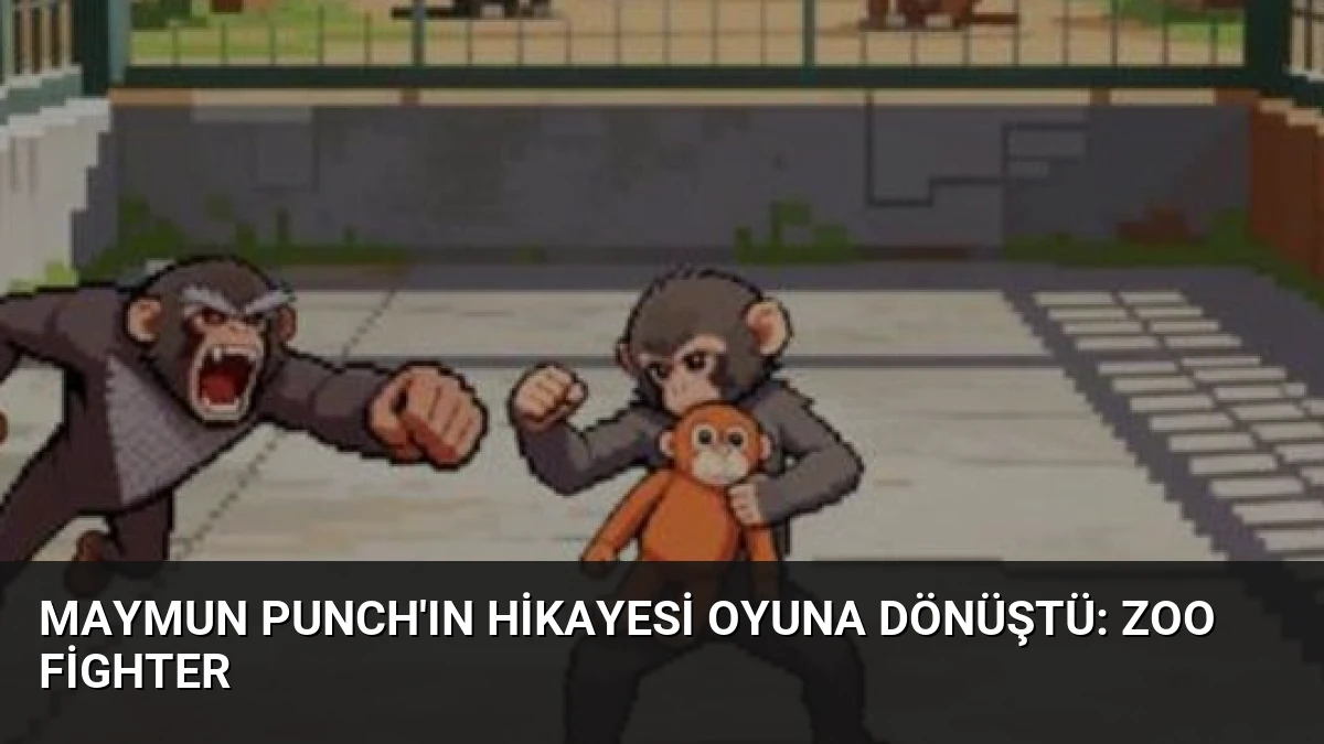 Maymun Punch’ın Hikayesi Oyuna Dönüştü: Zoo Fighter