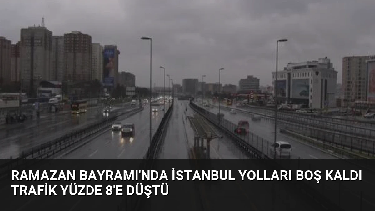 Ramazan Bayramı’nda İstanbul Yolları Boş Kaldı Trafik Yüzde 8’e Düştü