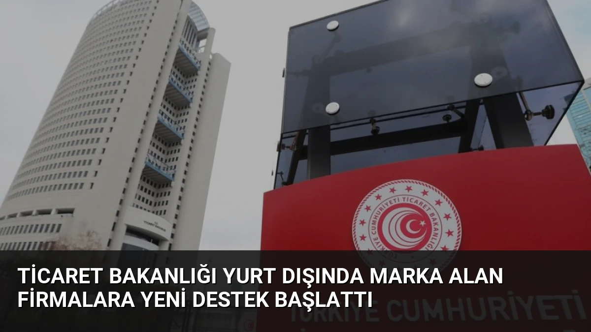 Ticaret Bakanlığı Yurt Dışında Marka Alan Firmalara Yeni Destek Başlattı