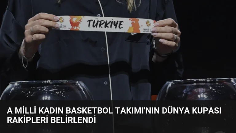 A Milli Kadın Basketbol Takımı’nın Dünya Kupası Rakipleri Belirlendi