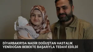 Diyarbakır'da Nadir Doğuştan Hastalık Yenidoğan Bebekte Başarıyla Tedavi Edildi