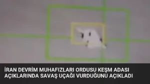 İran Devrim Muhafızları Ordusu Keşm Adası Açıklarında Savaş Uçağı Vurduğunu Açıkladı