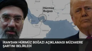 İran'dan Hürmüz Boğazı Açıklaması Müzakere Şartını Belirledi