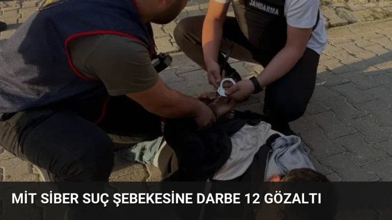 MİT Siber Suç Şebekesine Darbe 12 Gözaltı