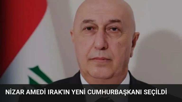 Nizar Amedi Irak’ın Yeni Cumhurbaşkanı Seçildi