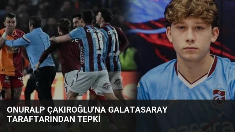 Onuralp Çakıroğlu’na Galatasaray Taraftarından Tepki
