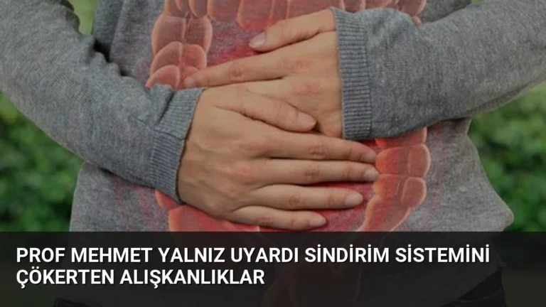 Prof Mehmet Yalnız Uyardı Sindirim Sistemini Çökerten Alışkanlıklar