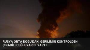 Rusya Orta Doğu'daki Gerilimin Kontrolden Çıkabileceği Uyarısı Yaptı