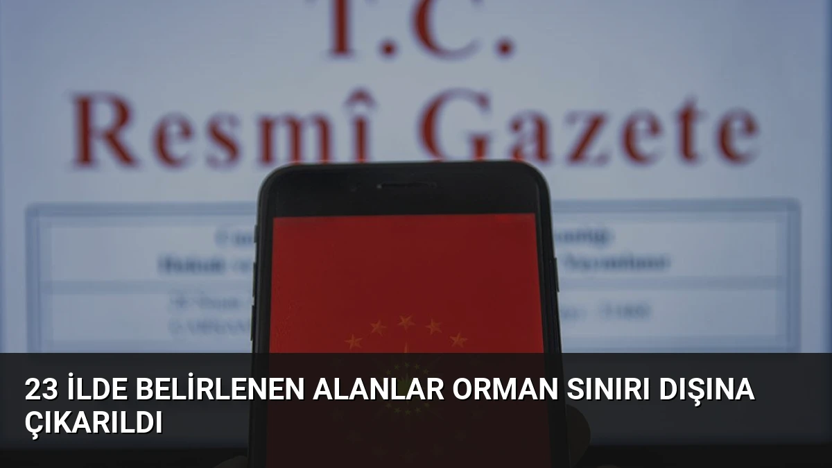 23 İlde Belirlenen Alanlar Orman Sınırı Dışına Çıkarıldı