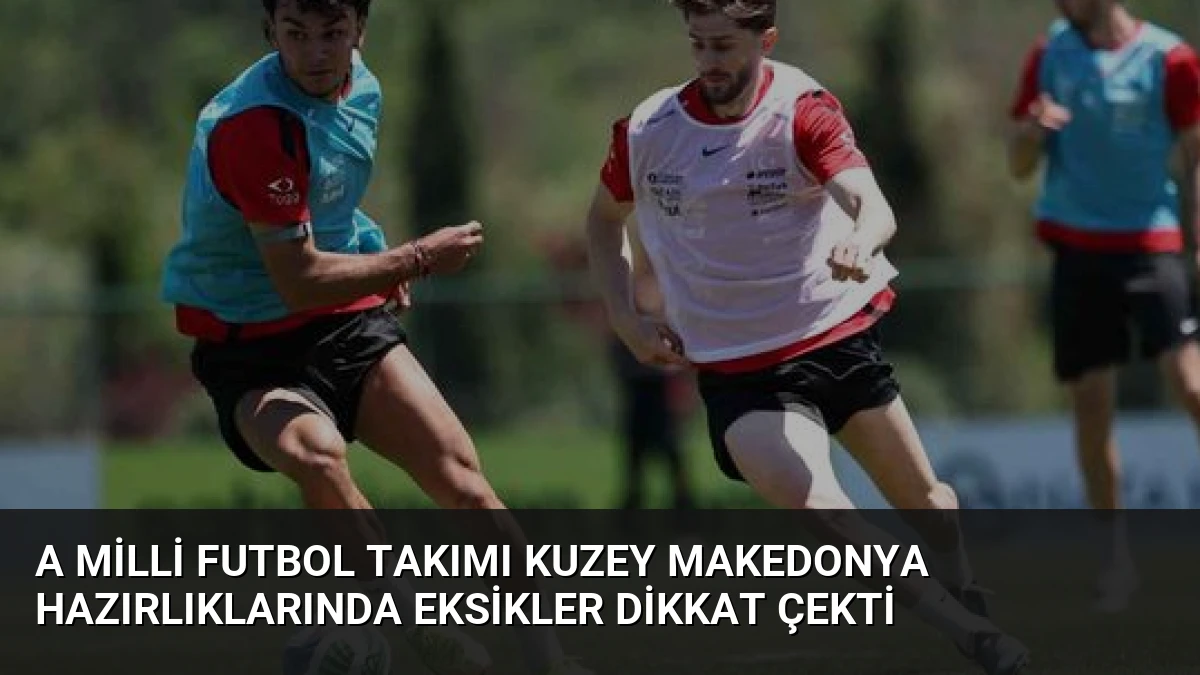 A Milli Futbol Takımı Kuzey Makedonya Hazırlıklarında Eksikler Dikkat Çekti