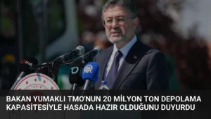 Bakan Yumaklı TMO'nun 20 Milyon Ton Depolama Kapasitesiyle Hasada Hazır Olduğunu Duyurdu