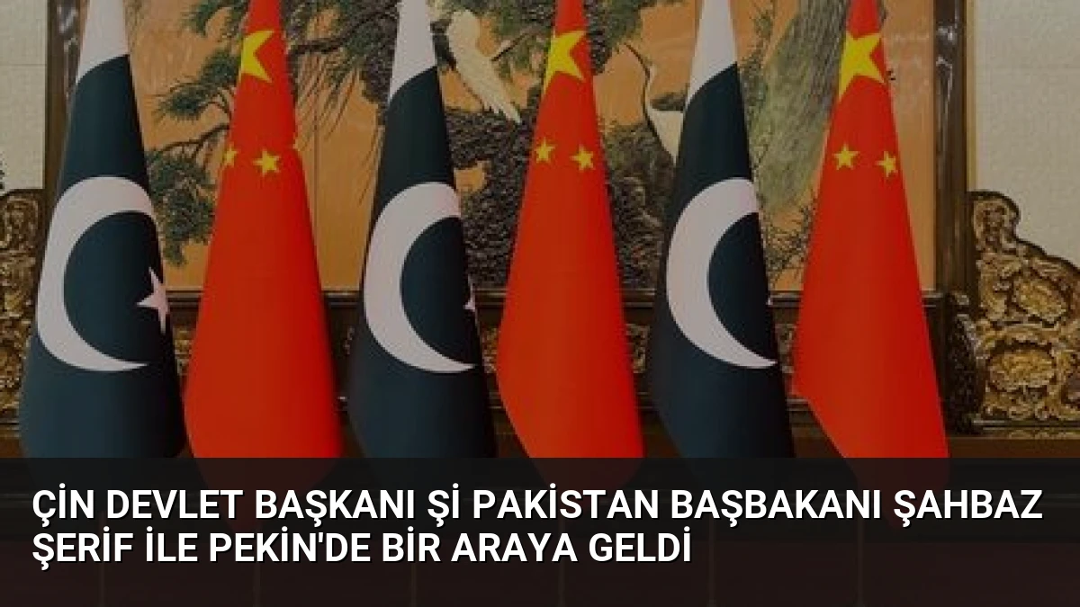Çin Devlet Başkanı Şi Pakistan Başbakanı Şahbaz Şerif ile Pekin’de Bir Araya Geldi