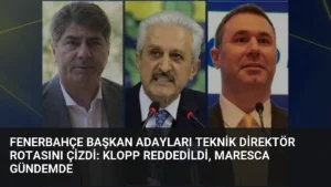 Fenerbahçe Başkan Adayları Teknik Direktör Rotasını Çizdi: Klopp Reddedildi, Maresca Gündemde