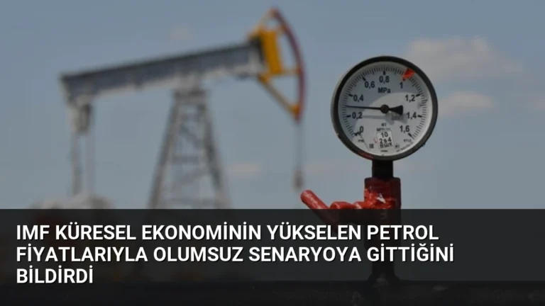 IMF Küresel Ekonominin Yükselen Petrol Fiyatlarıyla Olumsuz Senaryoya Gittiğini Bildirdi