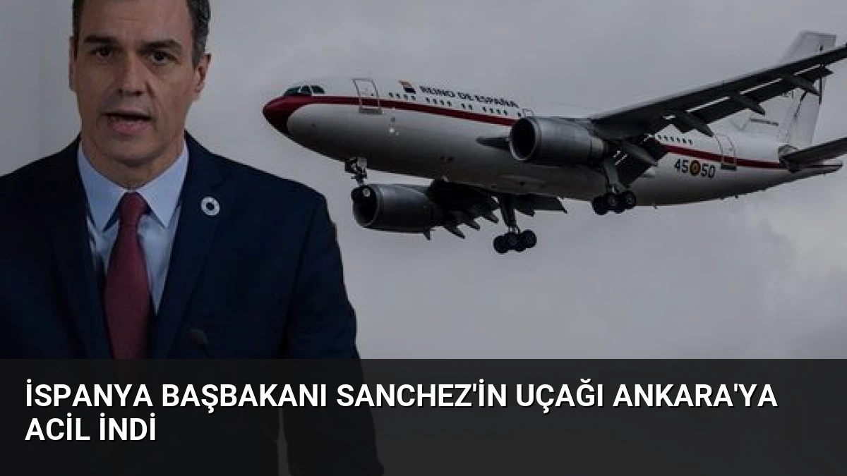 İspanya Başbakanı Sanchez’in Uçağı Ankara’ya Acil İndi