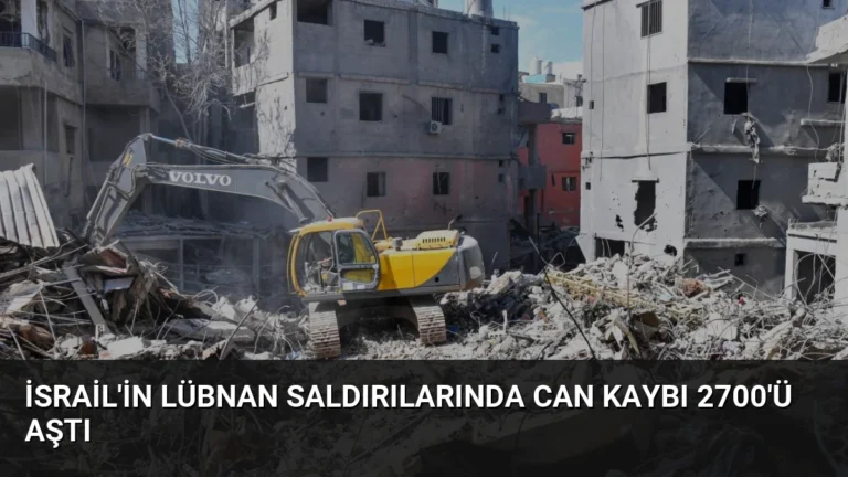 İsrail’in Lübnan Saldırılarında Can Kaybı 2700’ü Aştı