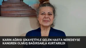 Karın Ağrısı Şikayetiyle Gelen Hasta Neredeyse Kangren Olmuş Bağırsakla Kurtarıldı