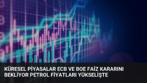 Küresel Piyasalar ECB ve BoE Faiz Kararını Bekliyor Petrol Fiyatları Yükselişte