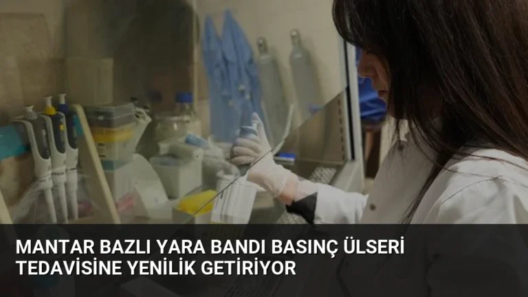 Mantar Bazlı Yara Bandı Basınç Ülseri Tedavisine Yenilik Getiriyor