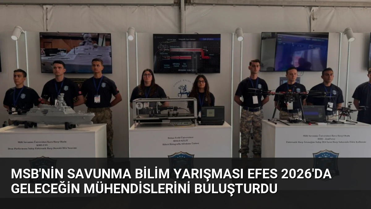 MSB’nin Savunma Bilim Yarışması EFES 2026’da Geleceğin Mühendislerini Buluşturdu
