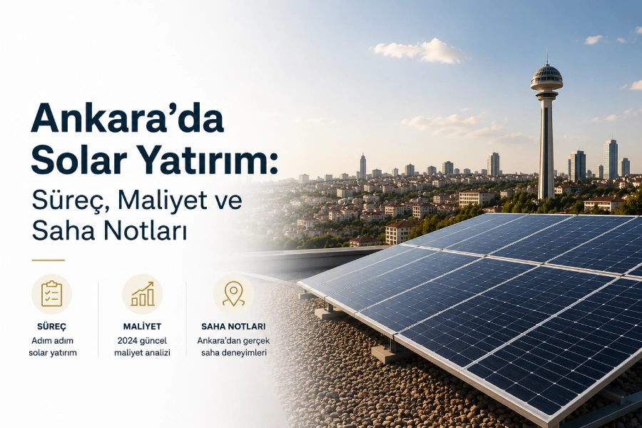 Çatı Üstü Solar Sistemi Ankara’da Nasıl Planlanır?