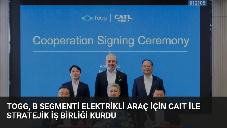 TOGG, B Segmenti Elektrikli Araç İçin CAIT ile Stratejik İş Birliği Kurdu