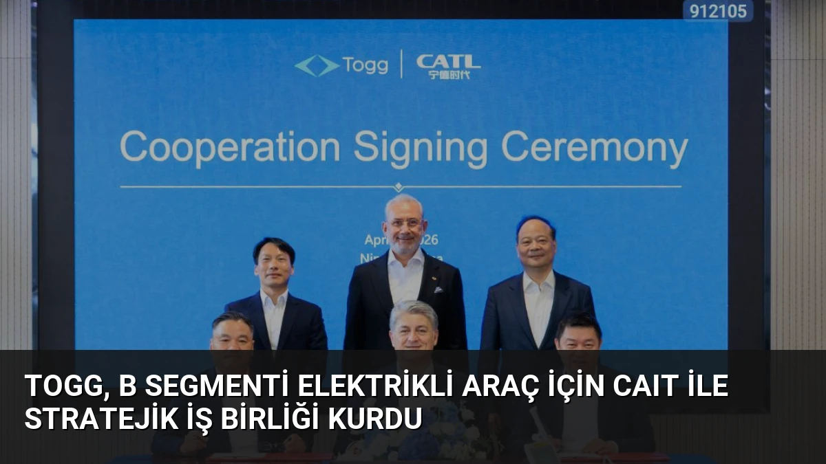 TOGG, B Segmenti Elektrikli Araç İçin CAIT ile Stratejik İş Birliği Kurdu