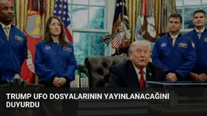 Trump UFO Dosyalarının Yayınlanacağını Duyurdu