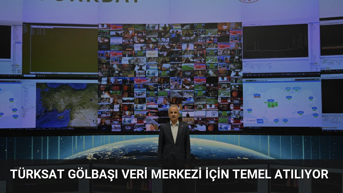 Türksat Gölbaşı Veri Merkezi İçin Temel Atılıyor