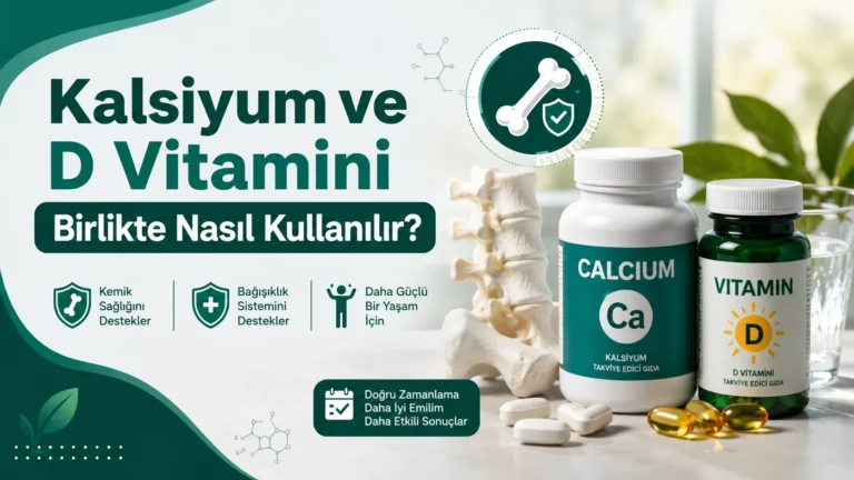 Kalsiyum ve D Vitamini Birlikte Nasıl Kullanılır?
