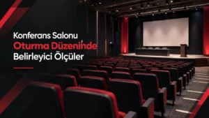 Konferans Salonu Oturma Düzeninde Belirleyici Ölçüler