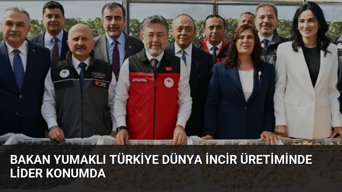 Bakan Yumaklı Türkiye Dünya İncir Üretiminde Lider Konumda