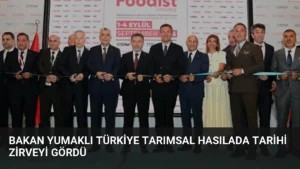 Bakan Yumaklı Türkiye tarımsal hasılada tarihi zirveyi gördü