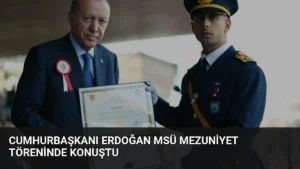 Cumhurbaşkanı Erdoğan MSÜ Mezuniyet Töreninde Konuştu