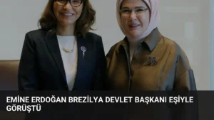 Emine Erdoğan Brezilya Devlet Başkanı Eşiyle Görüştü