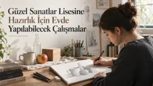 Güzel Sanatlar Lisesine Hazırlık İçin Evde Yapılabilecek Çalışmalar