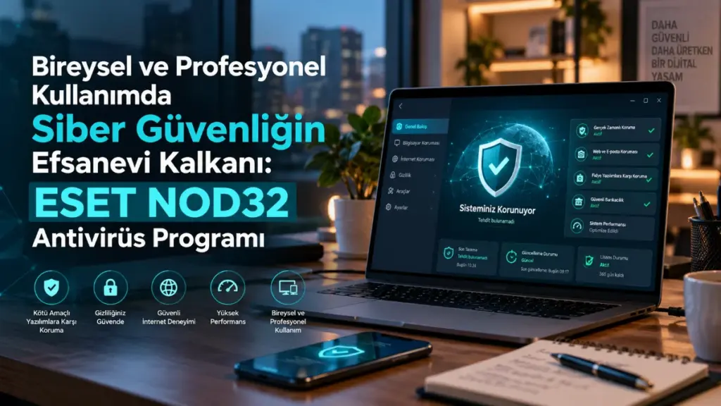Bireysel ve Profesyonel Kullanımda Siber Güvenliğin Efsanevi Kalkanı: ESET NOD32 Antivirüs Programı