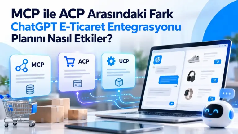 MCP ile ACP Arasındaki Fark ChatGPT E-Ticaret Entegrasyonu Planını Nasıl Etkiler?