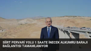 Siirt Pervari Yolu 1 Saate İnecek Alkumru Barajı Bağlantısı Tamamlanıyor